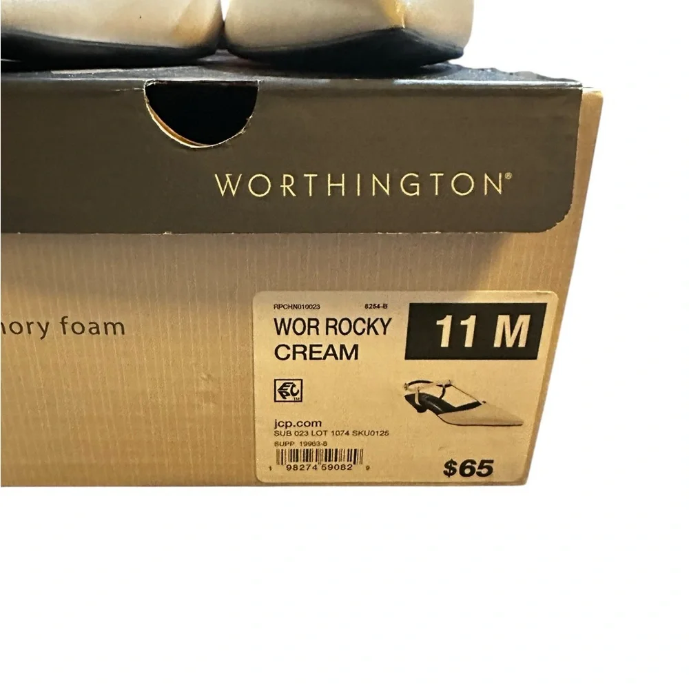 Worthington Cream Pointed Toe Heels NIB - Picture 3 of 5